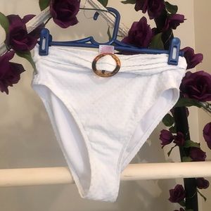 White swim bottoms